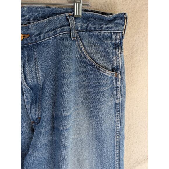 Vintage Round House Jeans Mens 40x30 Blue Straight Leg Medium Wash READ - Picture 12 of 16